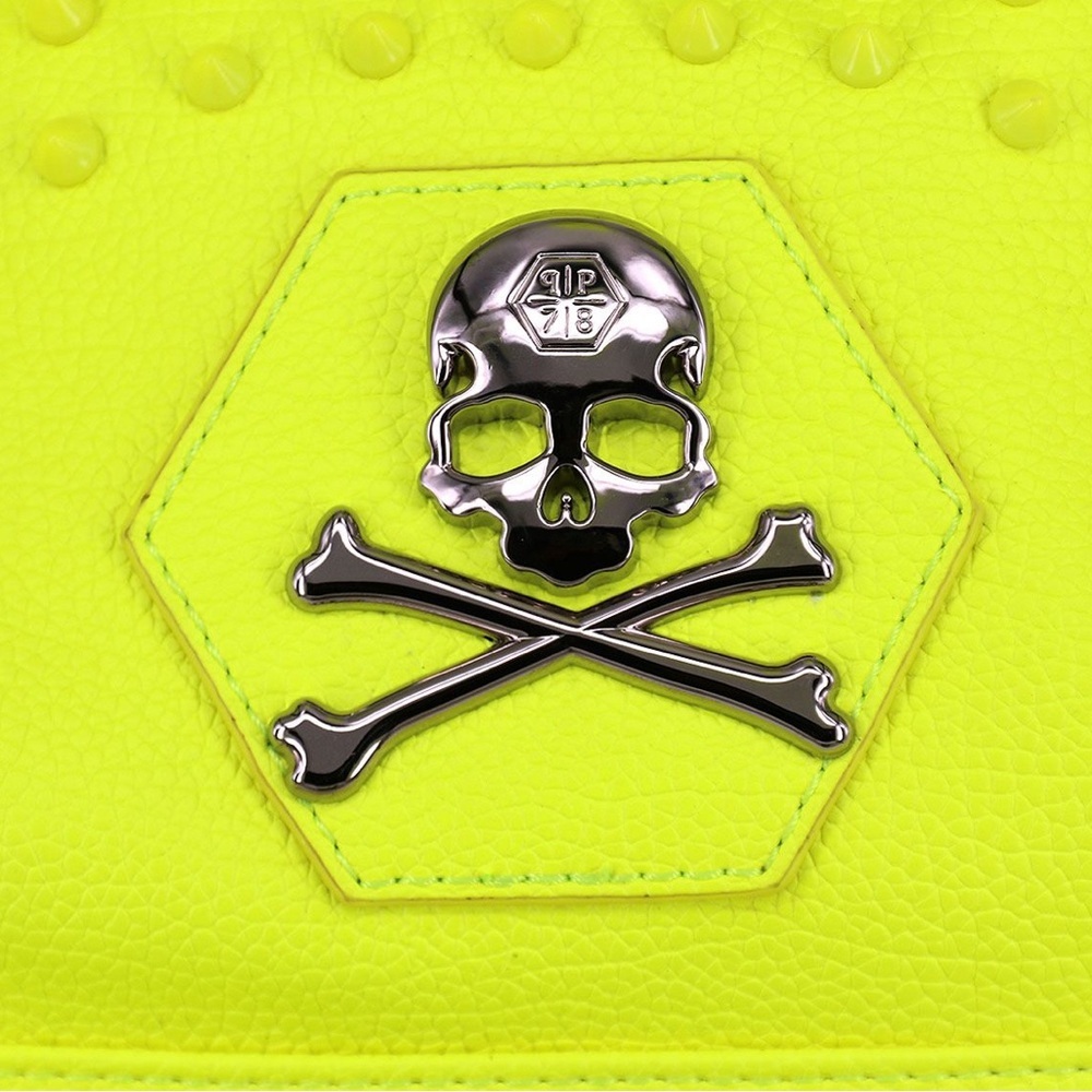 Philipp Plein Couture Homme backpack neon Lemon bag polyurethane & polyester - Picture 2 of 8